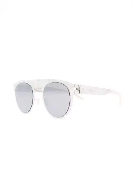 Saulės akiniai Mykita sidabrinė