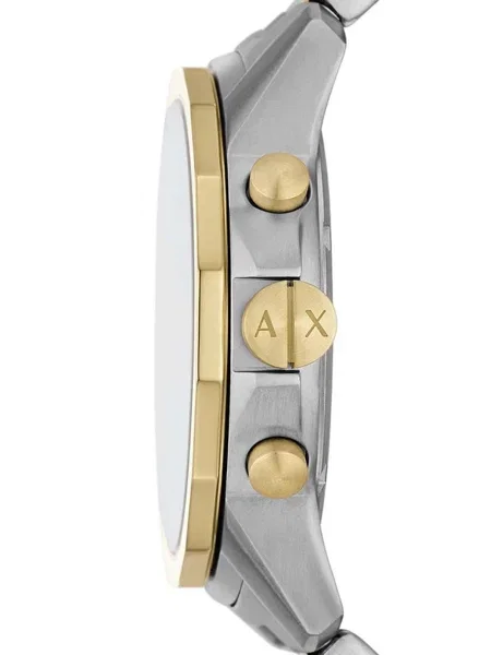 Armani Exchange ceas si bratara negru argintiu