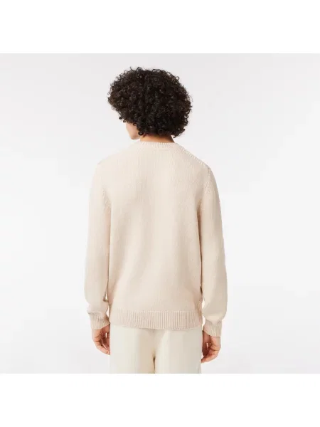 Sweter Lacoste biały