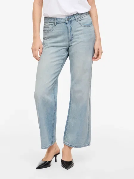 VILA Jeans VIPALMA deschis albastru