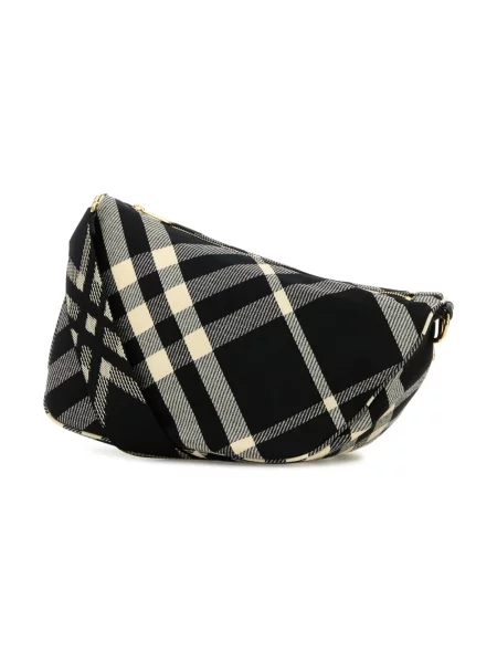 Torebka crossbody Burberry skórzana czarna