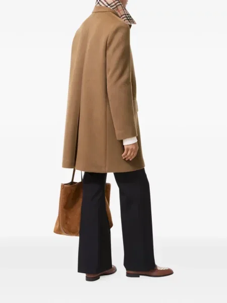 Palton Burberry de lână maro
