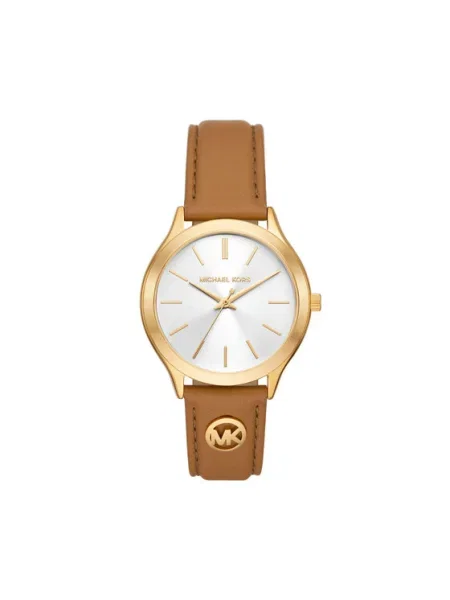 Michael Kors Karóra Slim Runway Barna fehér