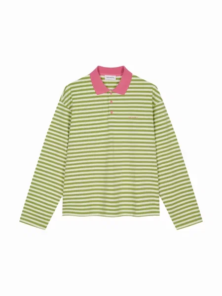 OH APRIL Tricou Jolina verde măr / roz / murdar alb