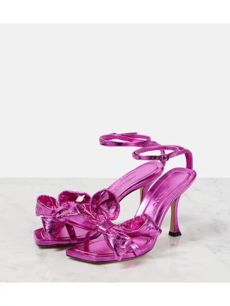 Sandale Jimmy Choo din piele roz
