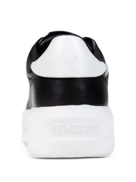 Sneakerși Love Moschino chunky negru