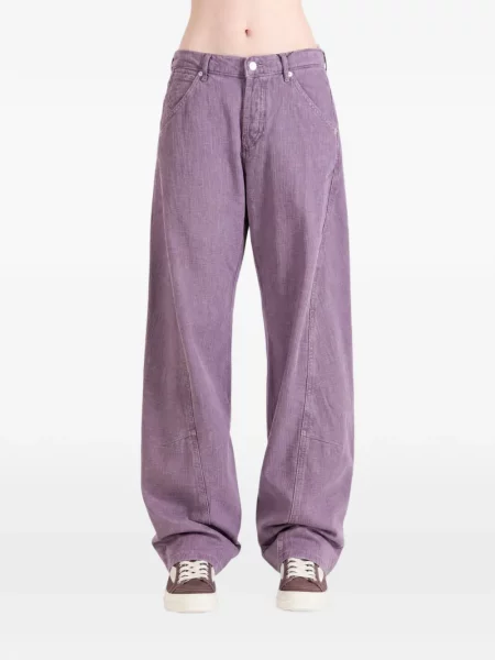 Blugi cu picior larg Free People violet