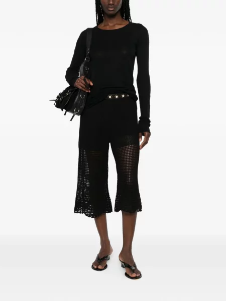 Pantaloni Iro tricotate negru