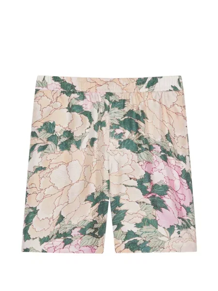 Bermude Givenchy de mătase cu model floral cu imagine