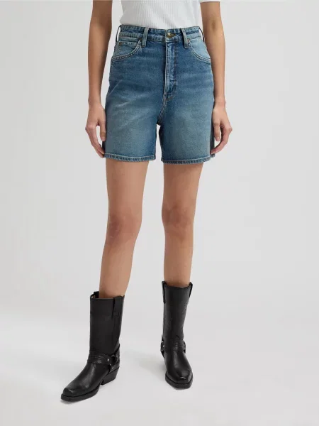 Джинсовые шорты Lee синие