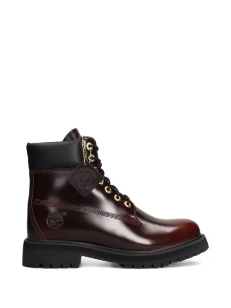 Botine Timberland din piele roșu
