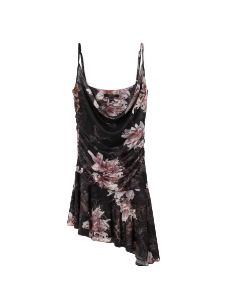 AllSaints Rochie de vară BEA pământiu / gri închis / mauve negru