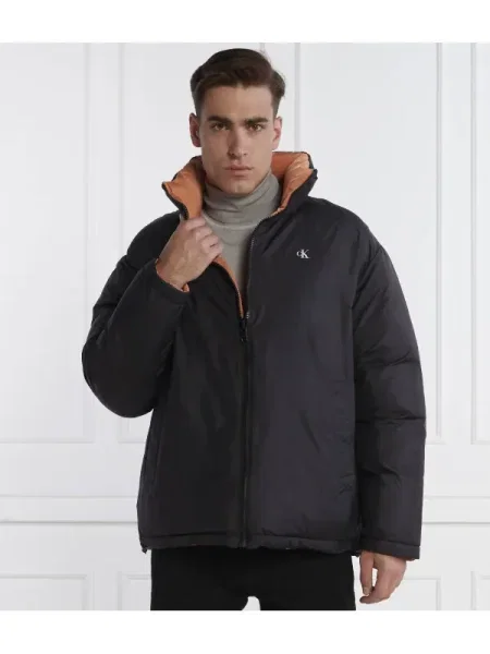 Calvin Klein Jeans Cu două fețe geacă REVERSIBLE negru