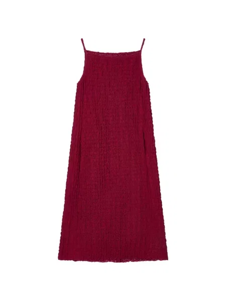 Rochie midi Tomboy cu legături roșu