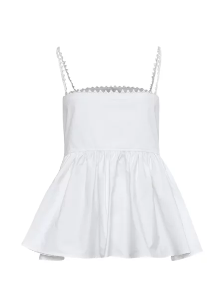 Top Jacquemus alb