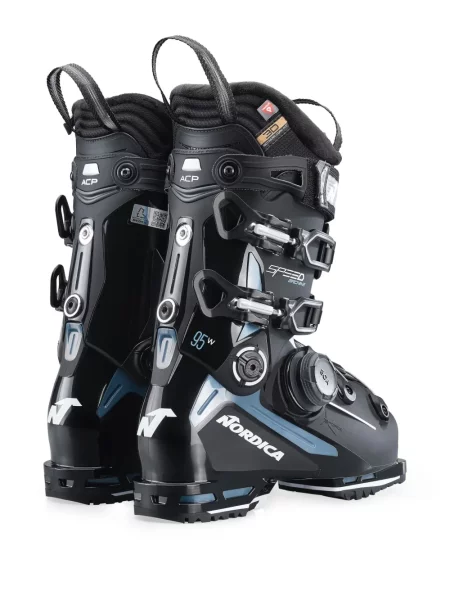 Botine Nordica cu cataramă negru