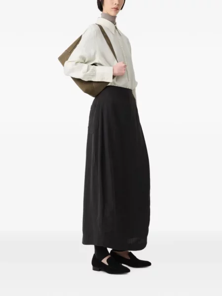 Fustă midi Studio Nicholson conici negru
