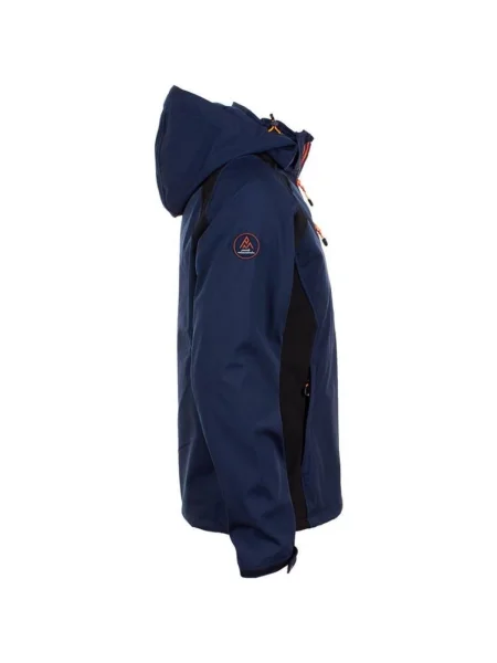Geacă Peak Mountain softshell albastru