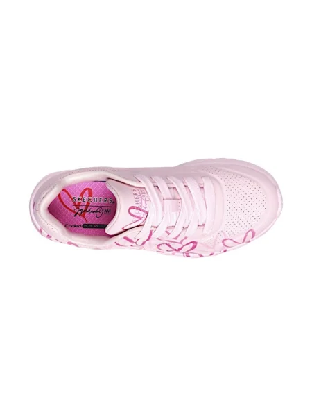 Gyerek félcipő Skechers rózsaszín