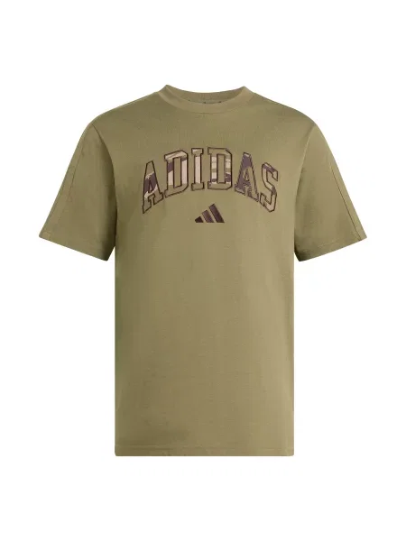 ADIDAS SPORTSWEAR Funkční tričko Seasonal Essentials / olivová hnědá