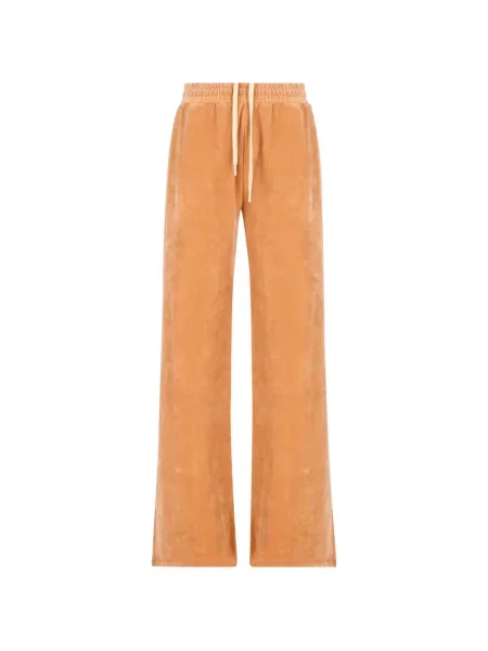 Pantaloni Chloé din material terry cu cordon