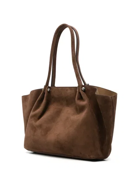 Shopper kabelka Weekend Max Mara hnedá