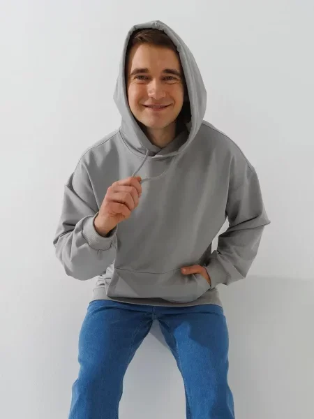Худи Lawa серое