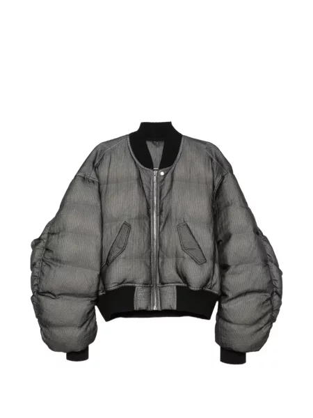 Matlasat geacă bomber Rick Owens gri