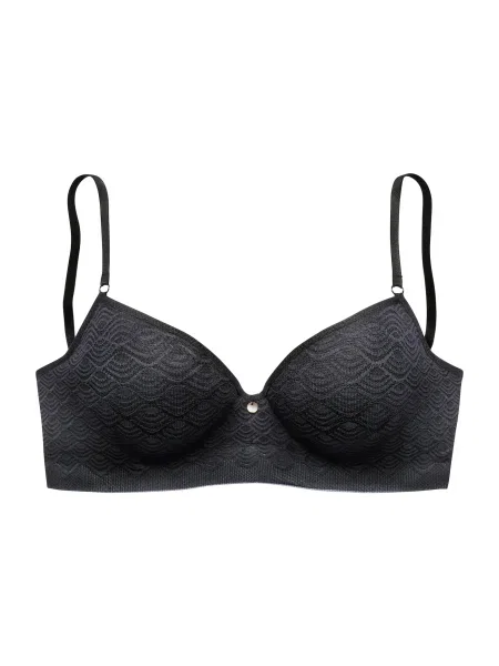 LASCANA Sutien gri închis negru
