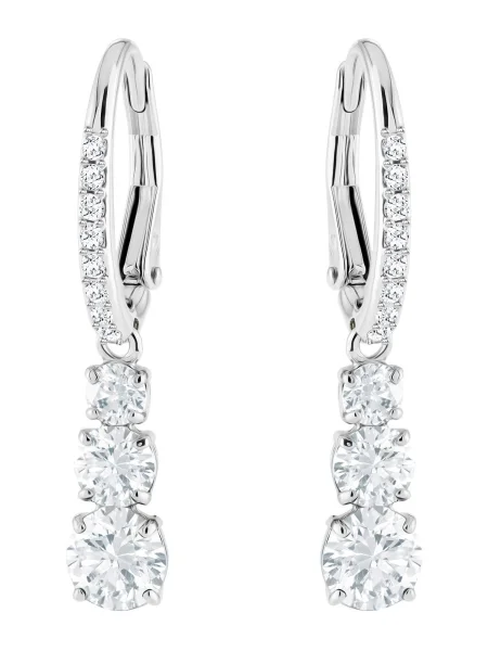 Swarovski Cercei Attract Trilogy' argintiu