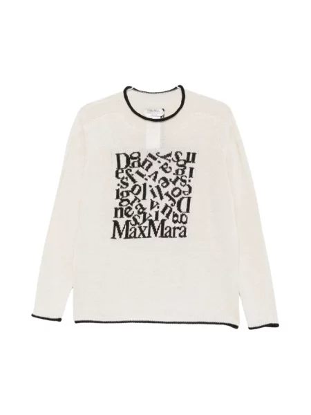 Sweter Max Mara biały