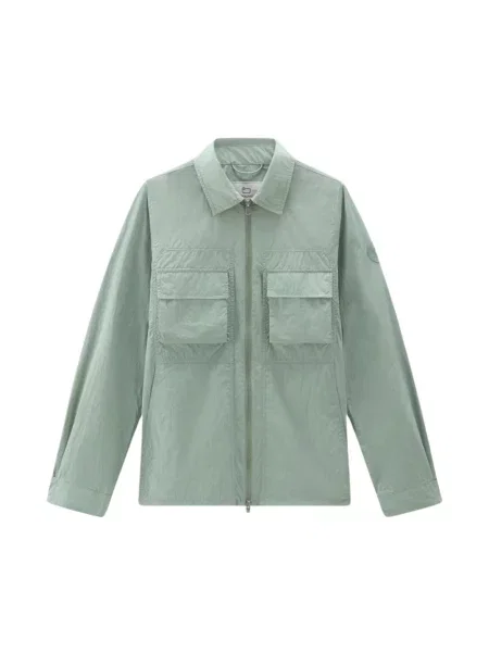 Krótka kurtka Woolrich safari zielona