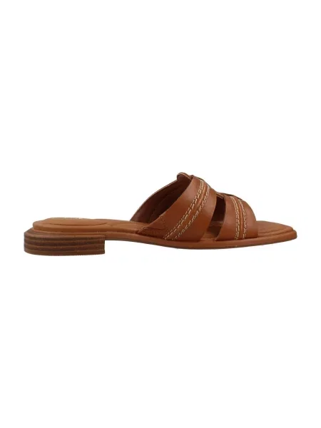 Papuci tip mules Clarks maro