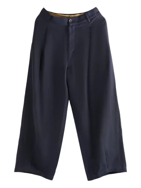 Pantaloni Uma Wang plisate albastru