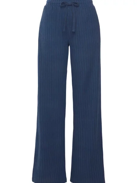 LASCANA Pantaloni de pijama bleumarin