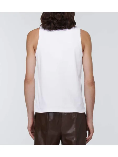 Pletené tielko Bottega Veneta biela