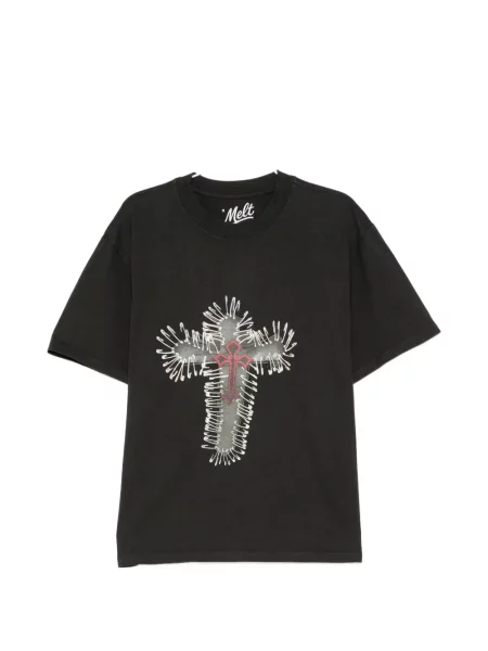 Tricou Melt cu imagine negru