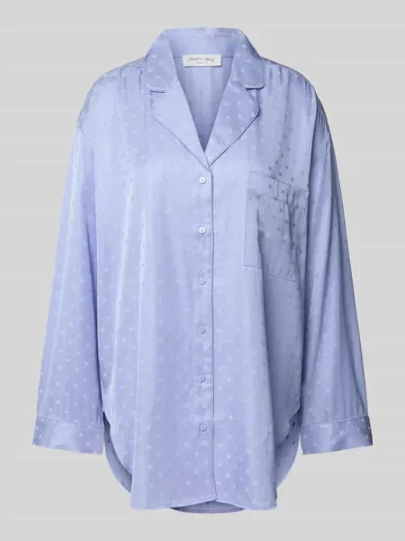 Góra od piżamy o kroju relaxed fit z nadrukiem na całej powierzchni Christian Berg Woman