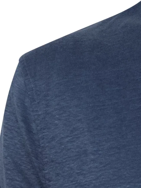 Marškinėliai Brett Johnson apvaliu kaklu mėlyna