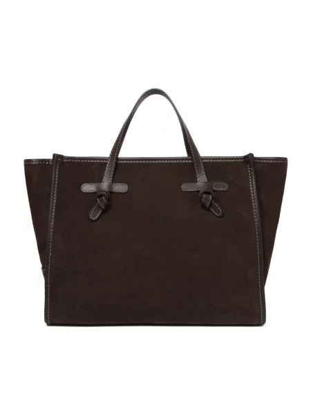 Shopperka Gianni Chiarini skórzana brązowa