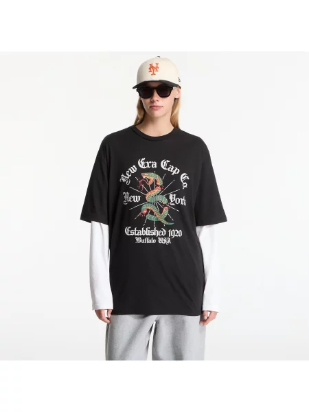 T-shirt New Era OS Graphic Tee UNISEX Black S μαύρο