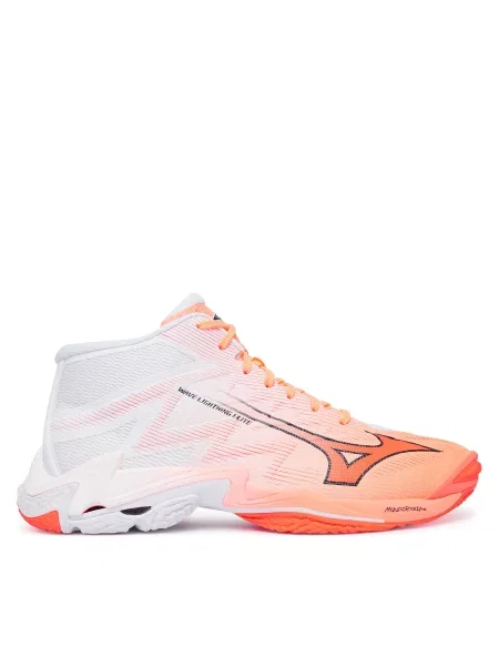Încălțăminte pentru sporturi de interior Mizuno Wave Lightning Elite Mid Coral