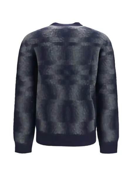 Πουλόβερ Piacenza Cashmere κασμίρ με στρογγυλή λαιμόκοψη μπλε