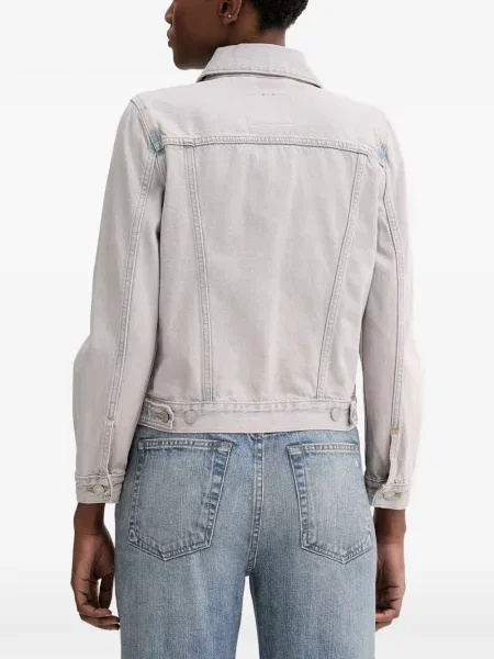 Viseltes hatású dupla soros farmer dzseki Levi's® szürke