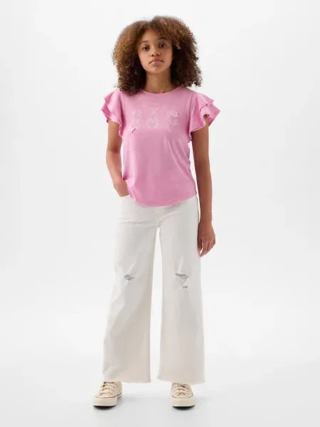 Tricou copii Gap roz