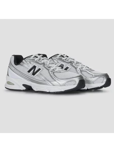 Sneakers New Balance White/ Silver Metallic/ Navy EUR biela