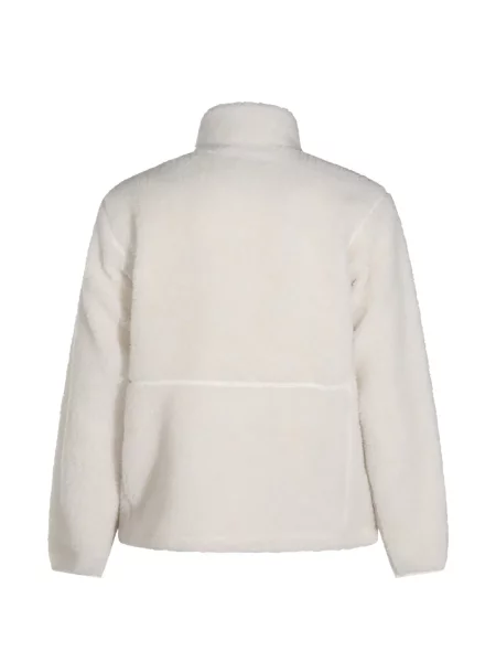 Geacă The North Face din fleece alb