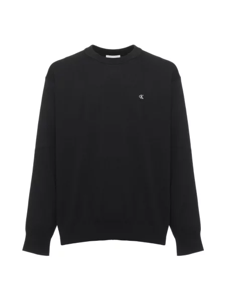 Jeansy Calvin Klein retro z długim rękawem z kapturem czarne