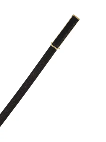 Cu centură curea Tom Ford din piele cu cataramă negru