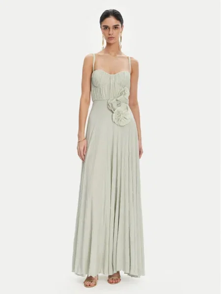 Elisabetta Franchi Rochie de seară verde